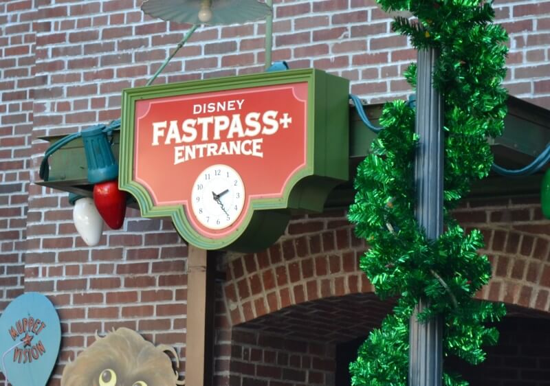 Entrada do Fastpass+ para a atração do Muppets no Hollywood Studios