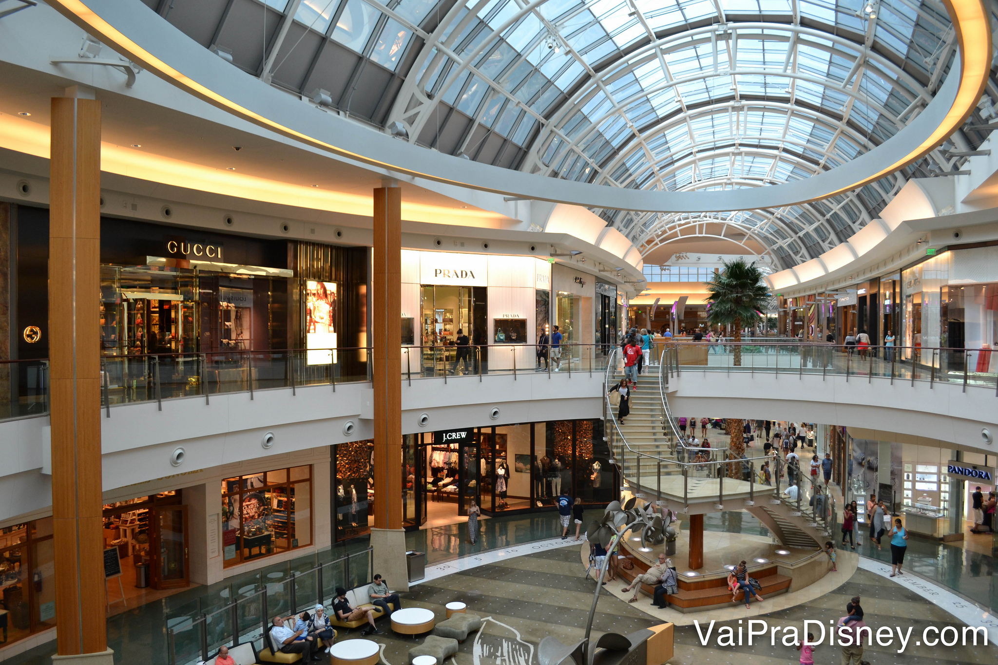Shopping at The Mall at Millenia in Orlando, Florida 