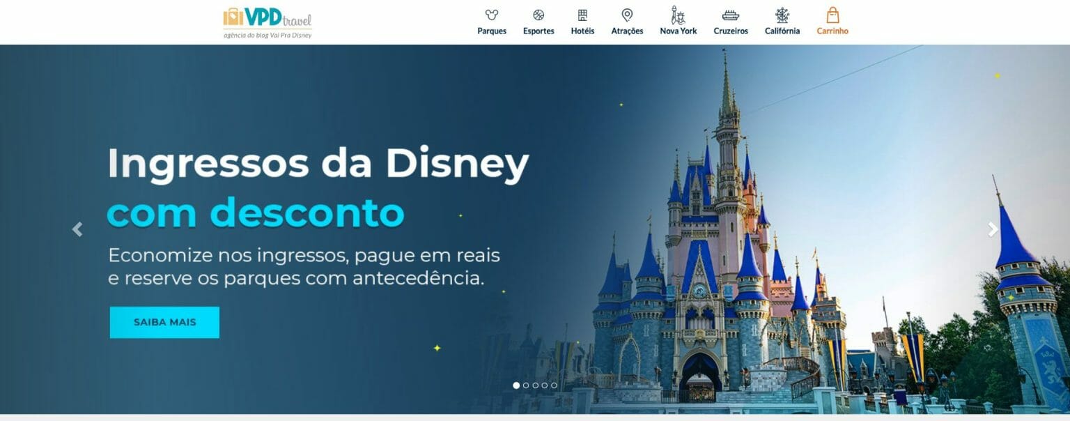 Ingressos para os parques de Orlando Vai pra Disney?