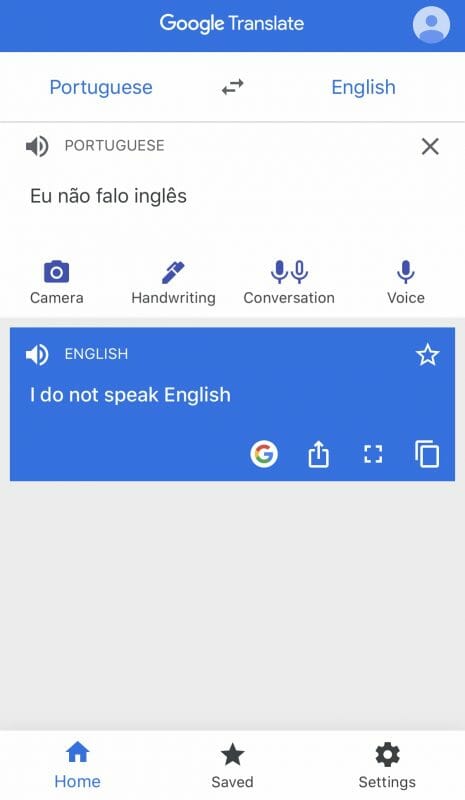 Google Tradutor – Help no Inglês