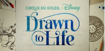 Imagem de divulgação do novo show do Cirque du Soleil em Disney Sprinsg, que se chama Drawn to Life.