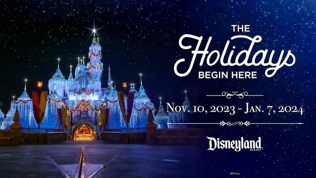 Detalhes das comemorações do Natal 2023 na Disneyland da Califórnia